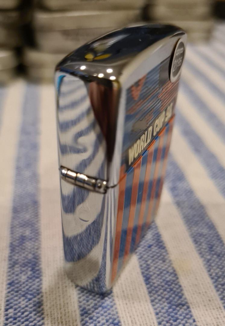 2!! Rare Authentic Vintage Zippo Lighter 1998 World Cup 1997 (XIII