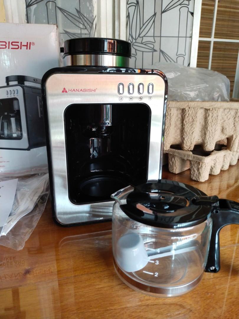 2in1 Hanabishi Grinder and Coffee Maker HGRCM2IN1, TV & Home