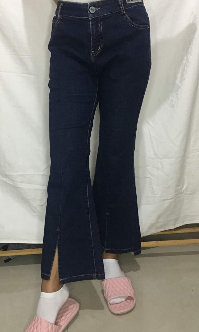 30" Skinny Flare Baggy Mom Jeans Denim Pants, Women's Fashion, Bottoms