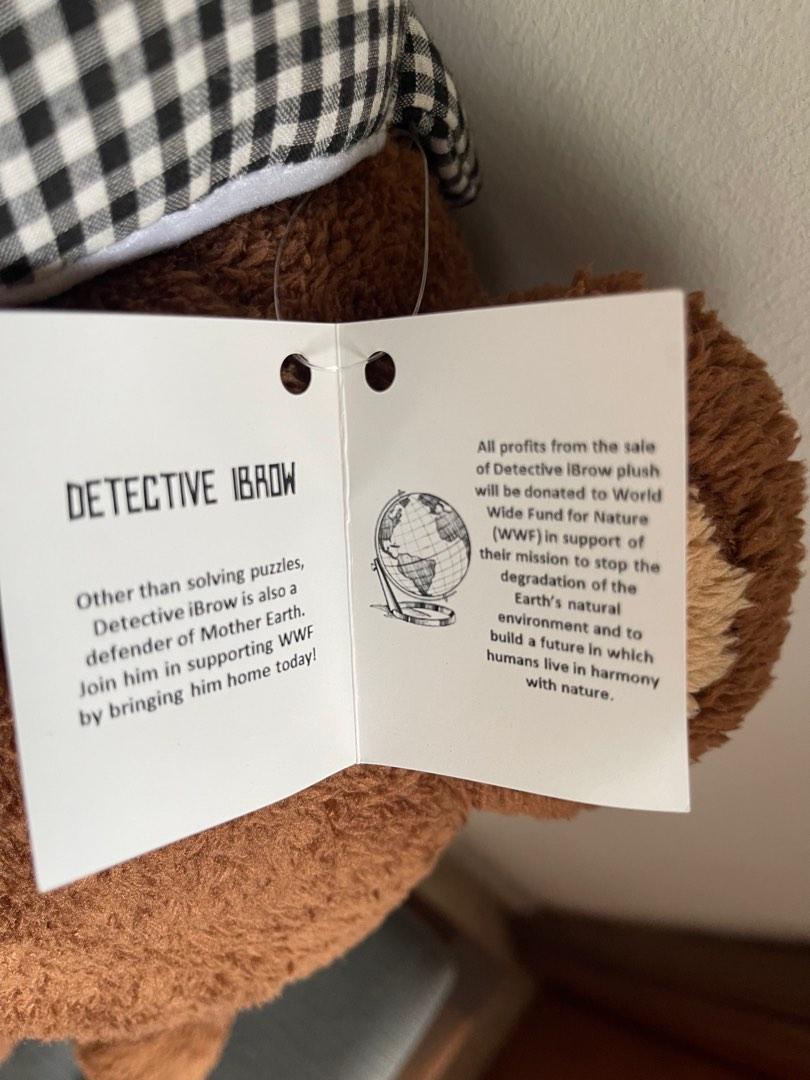 43cm tall Detective Teddy Bear, Hobbies & Toys, Toys & Games on Carousell