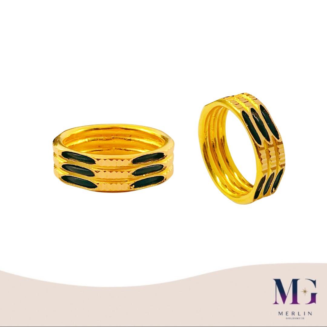916 Gold Elephant Hair Ring 3 Row With SG AVA Permit Women s Fashion Jewelry Organisers Rings on Carousell