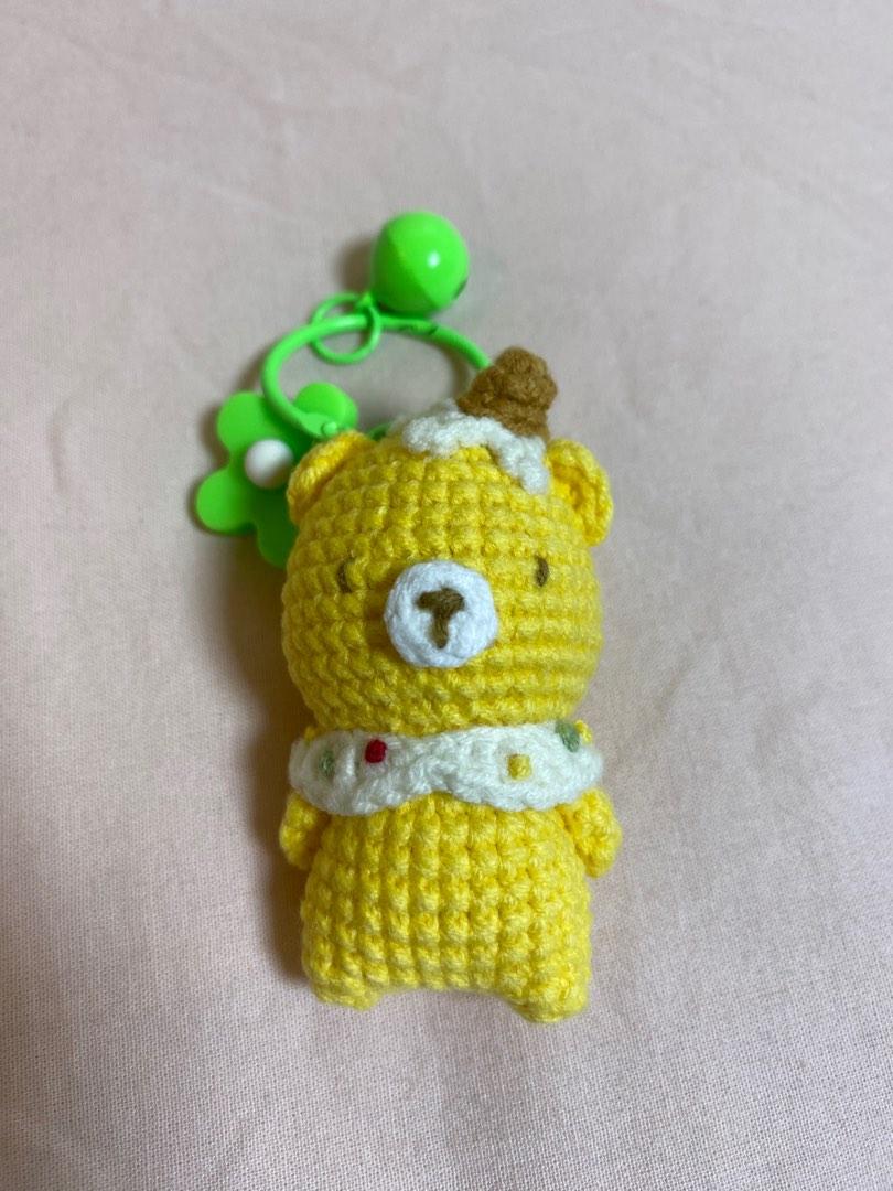 手工織物 甜筒熊仔吊飾 興趣及遊戲 手作 自家設計 文具及工藝 手作 Carousell