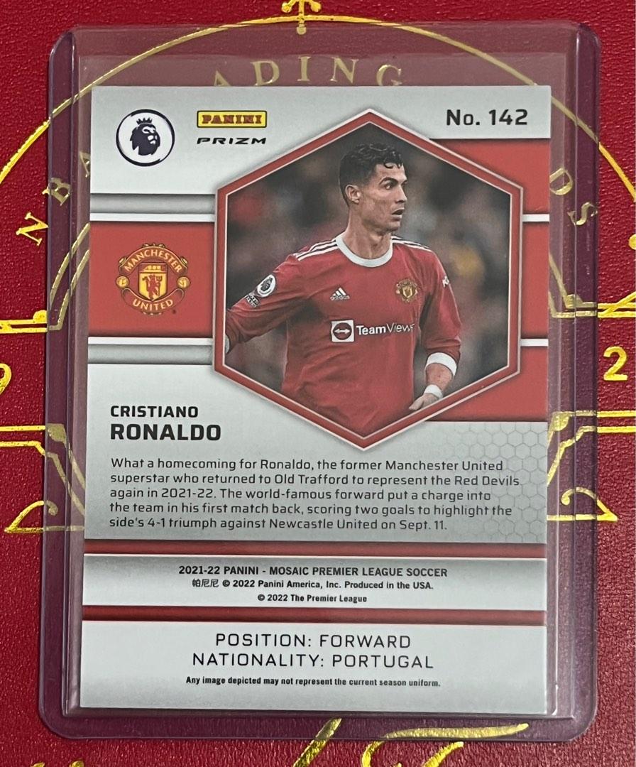 2021-22 Panini Prizm EPL Cristiano Ronaldo Card #283