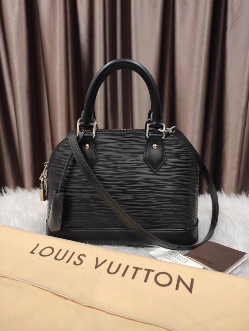 Original Louis Vuitton Alma BB Epi Indigo, Luxury, Bags & Wallets on  Carousell