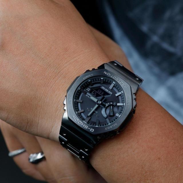 太子/銅鑼灣門市Casio G-SHOCK 全金屬農家橡樹系列黑鋼GM-B2100BD-1A