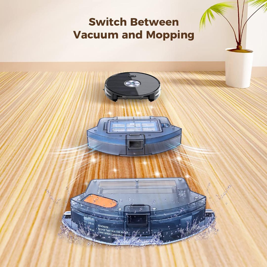 ( Used) G9070 Robot Vacuum Cleaner with mop, 2200Pa Suction with 6