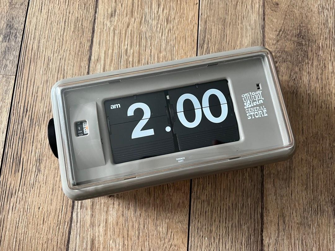 STUSSY Livin' GENERAL STORE GS Flip Clock, Furniture & Home Living