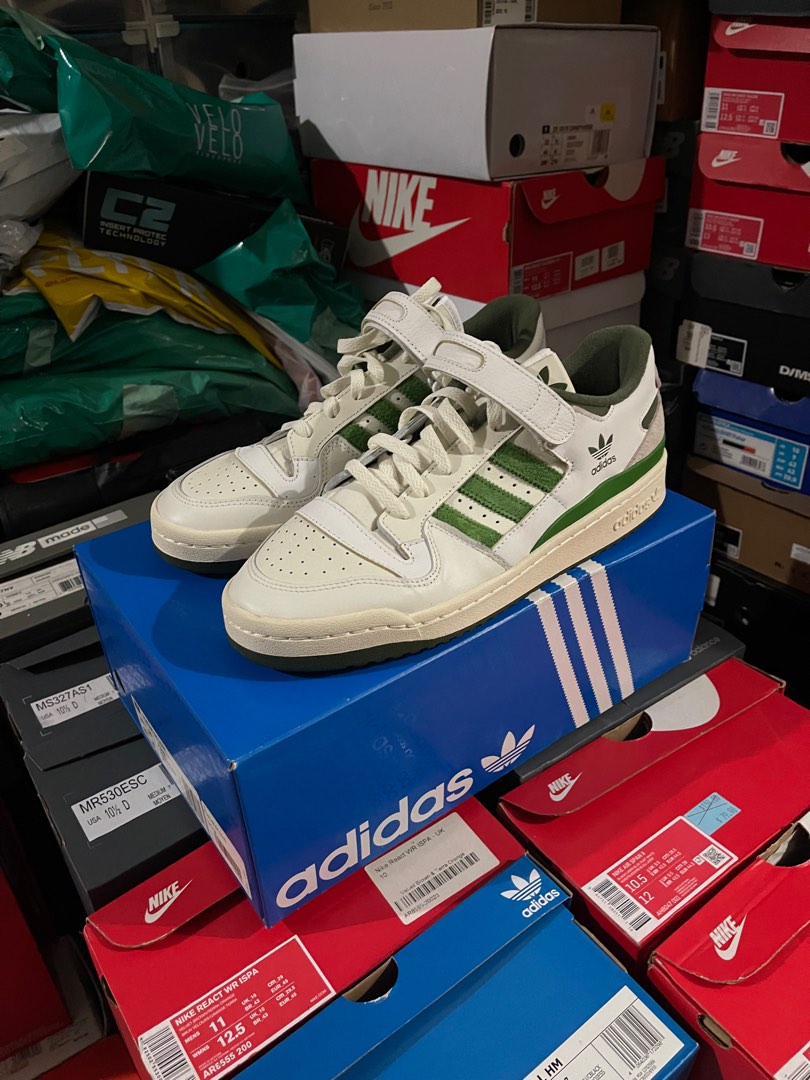 adidas forum green and pink