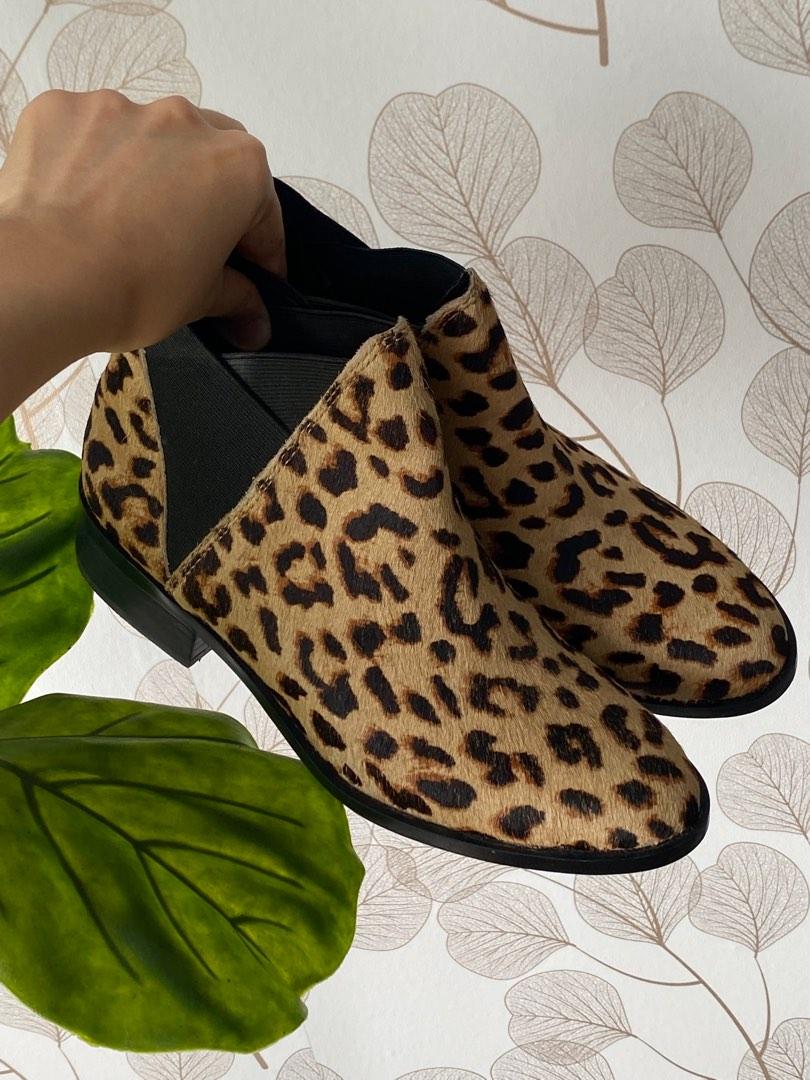 Aldo Scotch Cheetah Chelsea Boots Women s Fashion Footwear