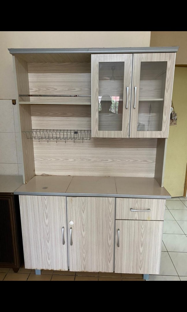 Almari dapur, Furniture & Home Living, Furniture, Shelves, Cabinets ...