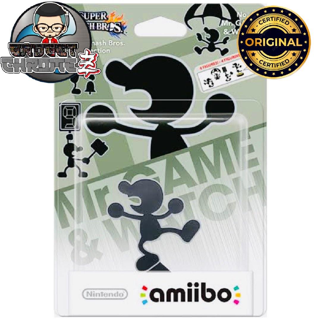 AMIIBO Mr. Game & Watch Super Smash Bros. AUTHENTIC, Video Gaming
