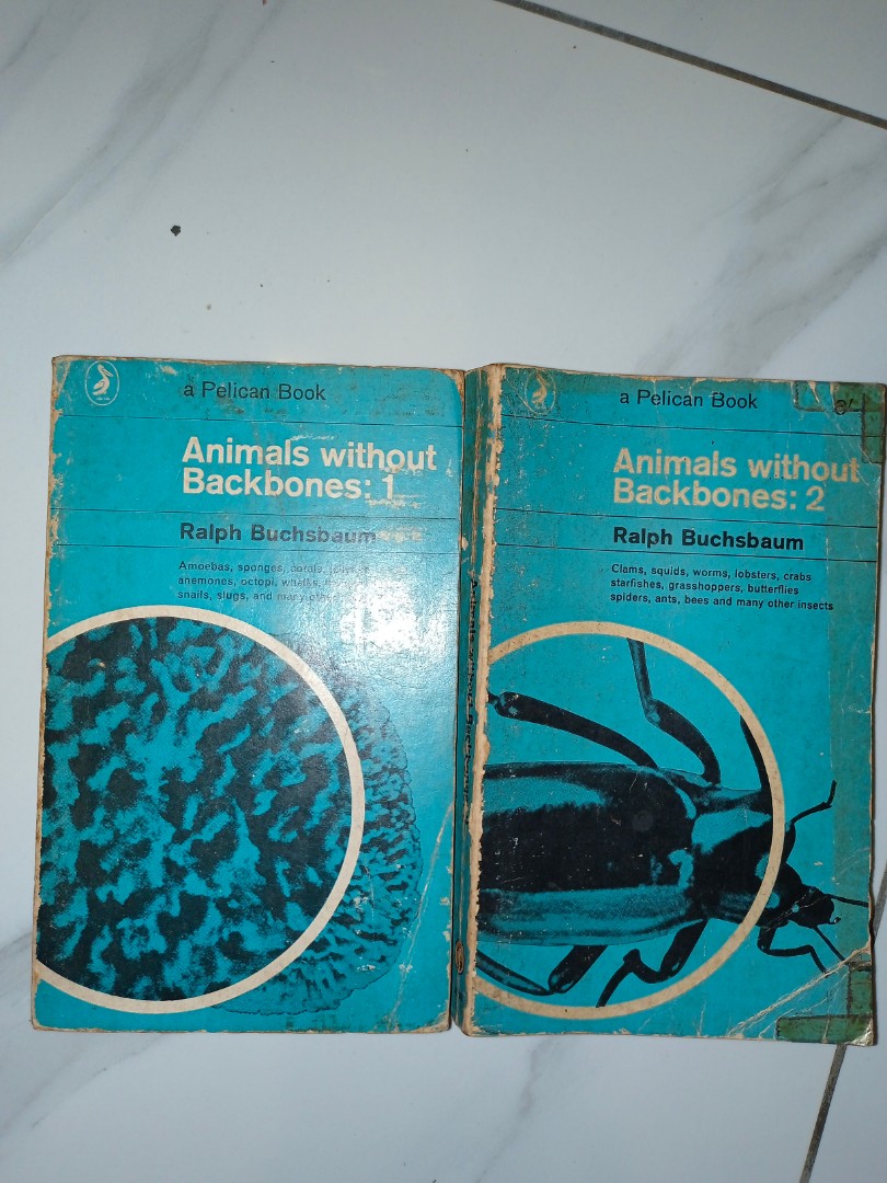 Animals without backbones 1&2-ralph buchsbaum, Hobbies & Toys, Books &  Magazines, Storybooks on Carousell