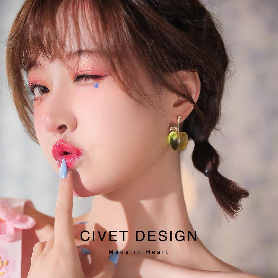 Cute on sale big earrings