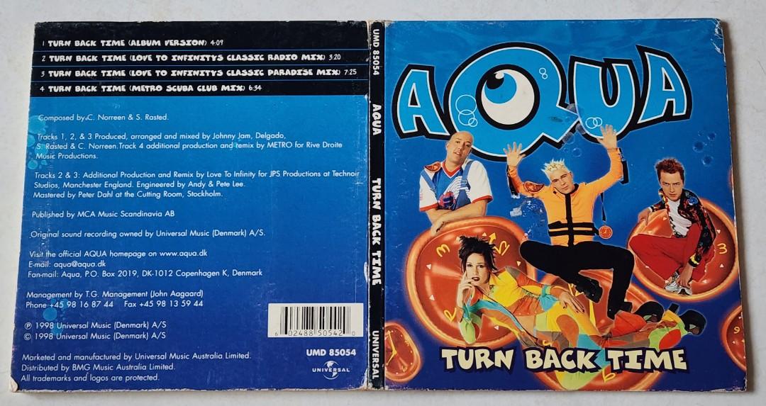 AQUA ~ Turn Back ( AUSTRALIA PRESS ) CD Hobbies & Toys, Music & CDs & DVDs on Carousell