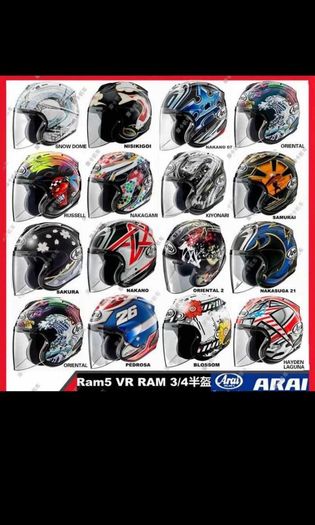 Arai Ram 5 pedrosa Auto Accessories on Carousell