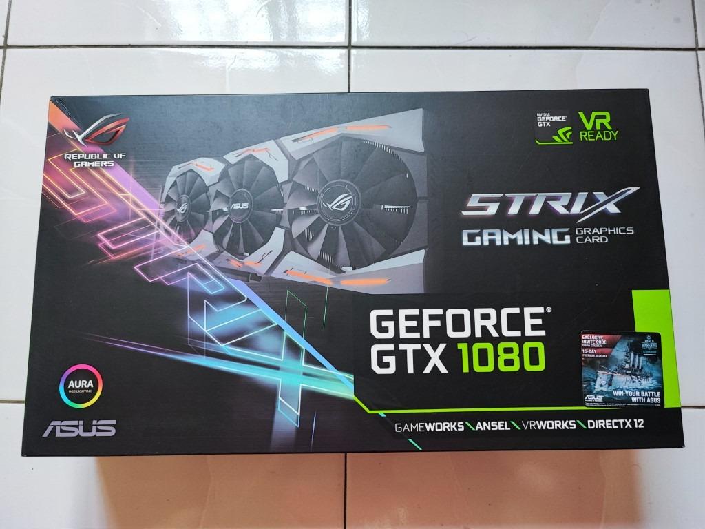 Asus rog geforce gtx 1080 strix aura 8gb shop