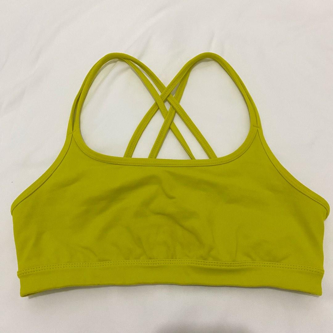 Athleta green sports bra, Women's Fashion, Activewear on Carousell