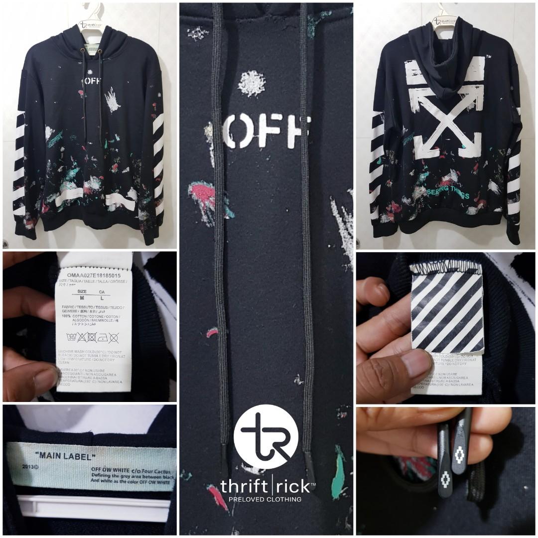 Off white virgil abloh fireworks hoodie online
