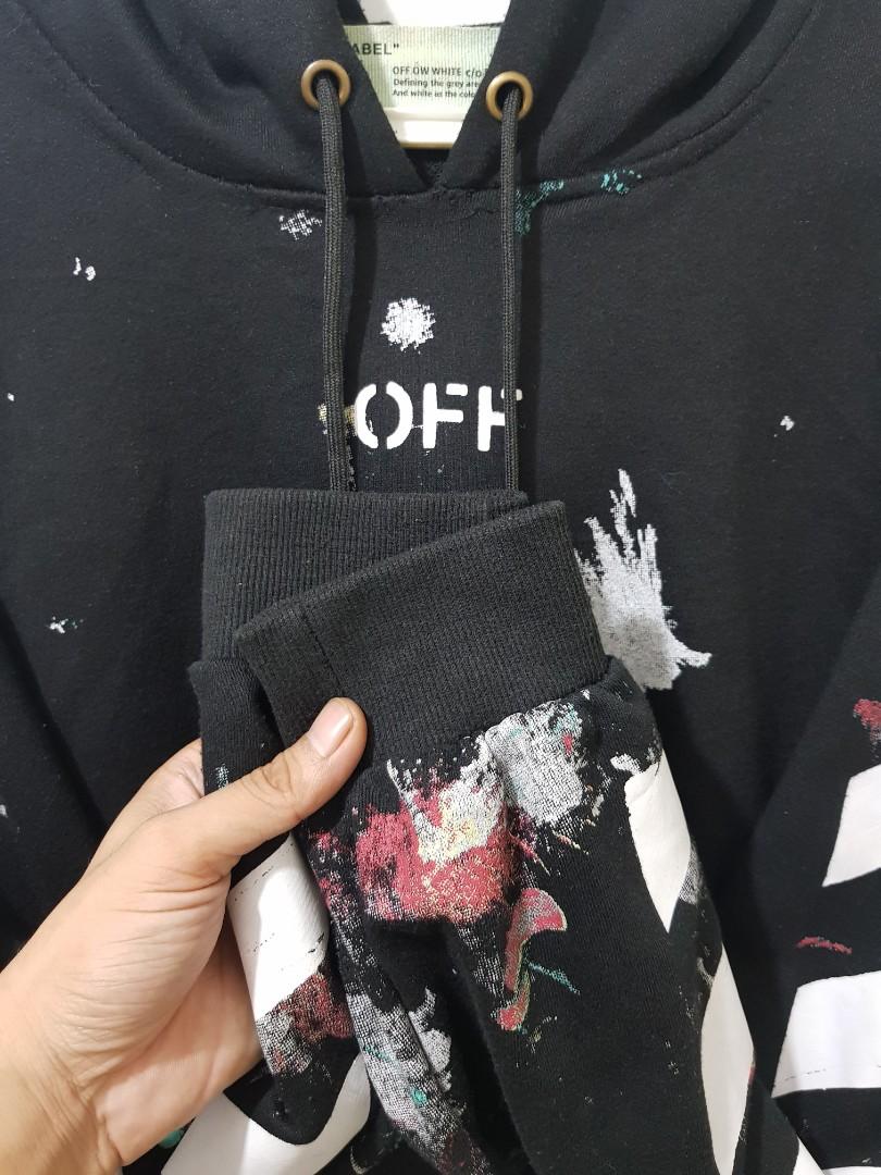 AUTHENTIC OFFWHITE VIRGIL ABLOH FIREWORKS PULLOVER HOODIE JACKET Luxury Apparel on Carousell