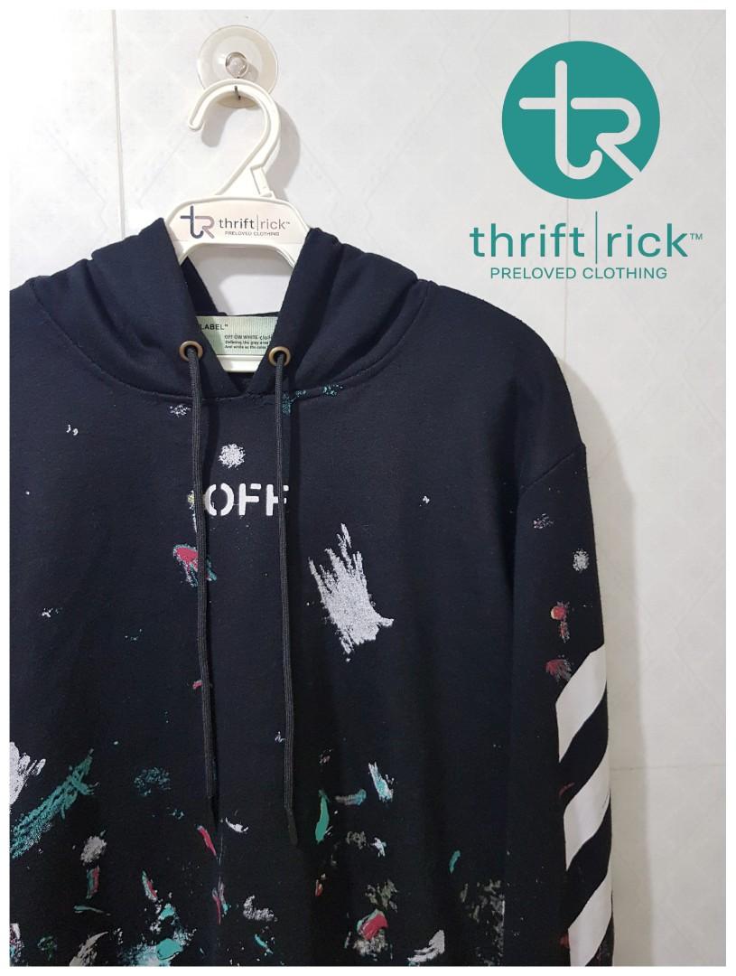 Off white virgil abloh fireworks hoodie online