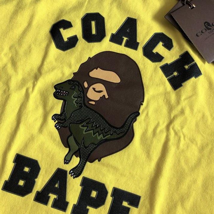 BAPE X COACH REXY TEE, 男裝, 上身及套裝, T-shirt、恤衫、有領衫