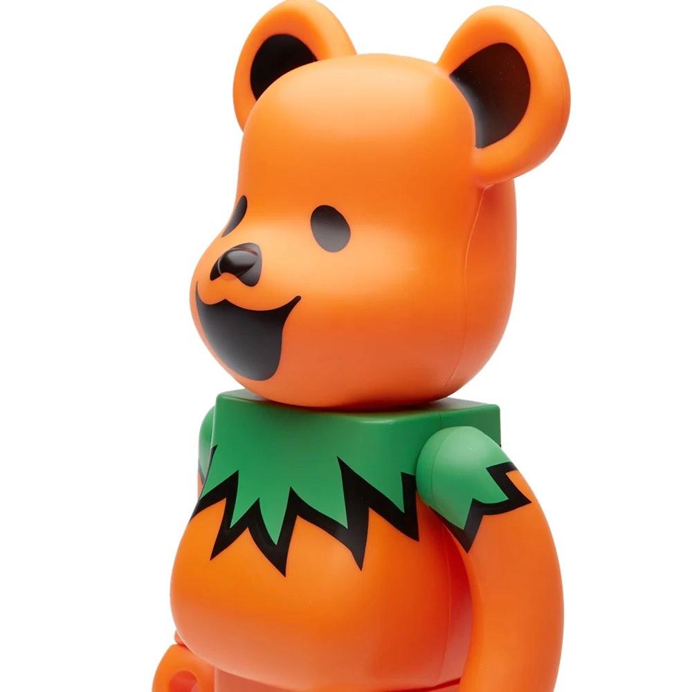 Bearbrick 400% grateful dead dancing bears orange 橙色全新未開封 