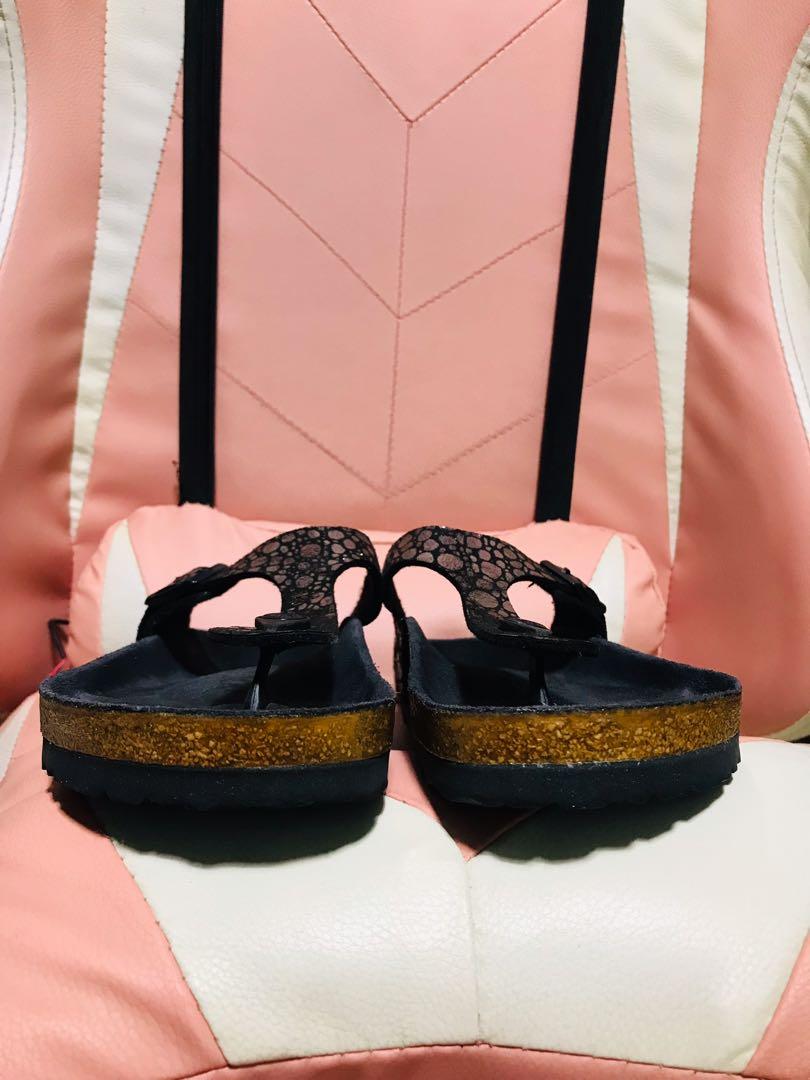 birkenstock gizeh metallic stones