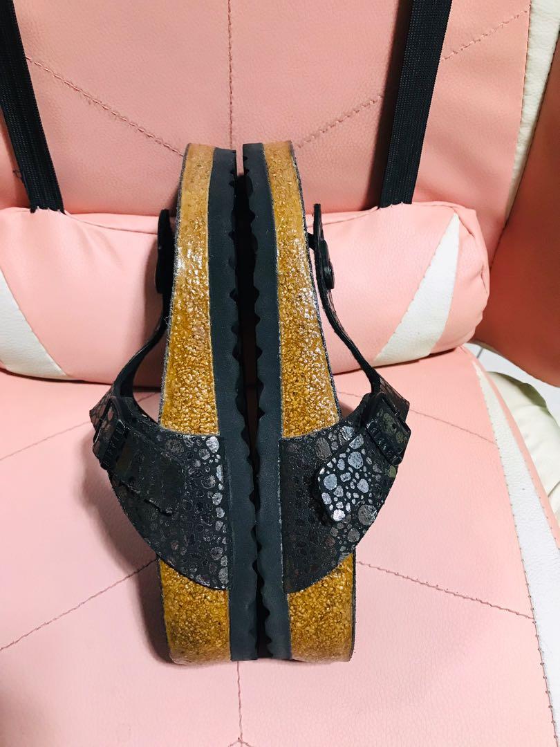 birkenstock gizeh metallic stones