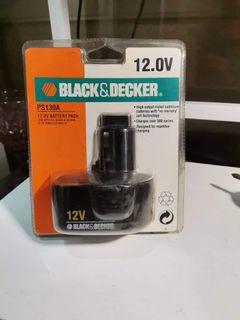 Black and Decker 12v rechargeable battery unused old stock opened for testing