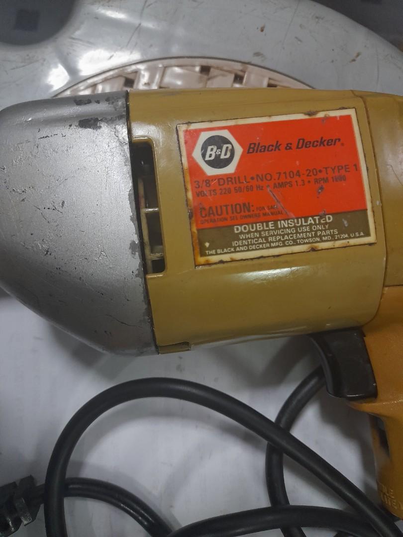Drill No. 7104-20 Type 1, 220 Volts 