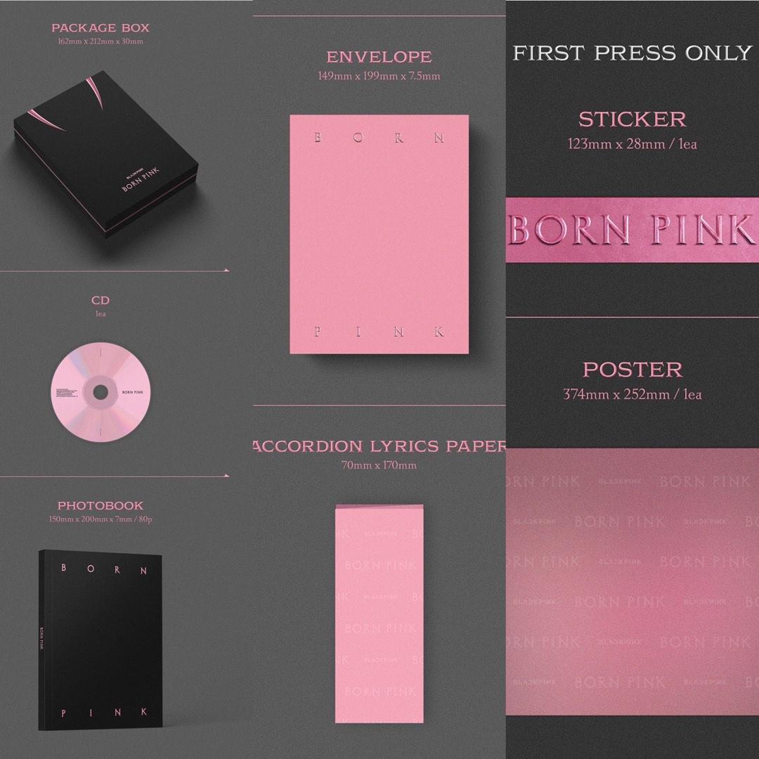 現貨］BLACKPINK 2nd ALBUM [BORN PINK] BOX SET ver. 淨專(PINK Ver粉