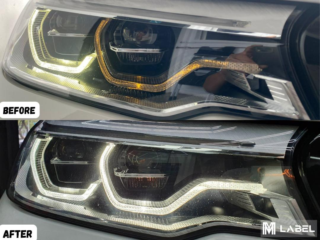 BMW G30 DRL Angel eyes Replacement, Car Accessories, Car Workshops ...