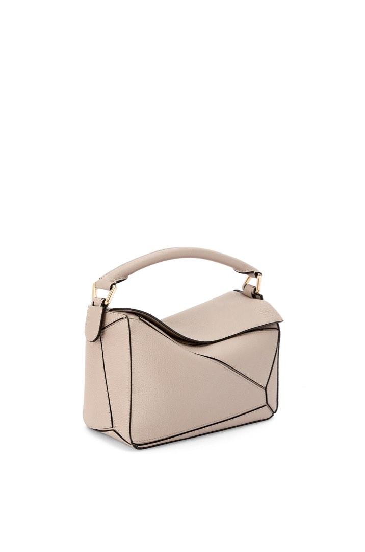 Small Puzzle bag in soft grained calfskin Sand - LOEWE