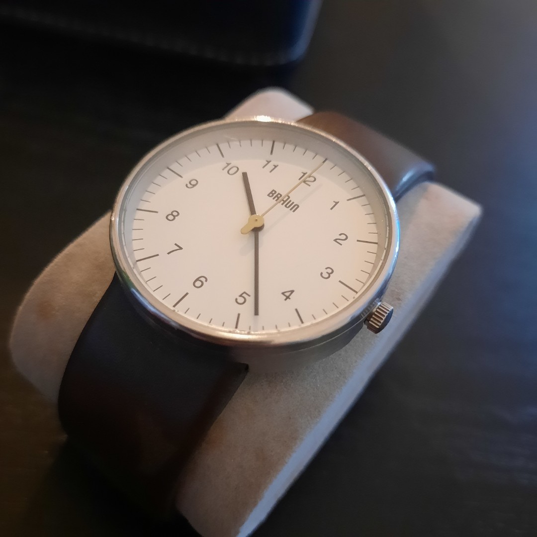Braun minimalist designer architect watch 40mm Men s Fashion
