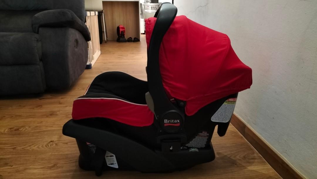 Britax BSafe baby capsule with BAgile travel adapter, Babies & Kids