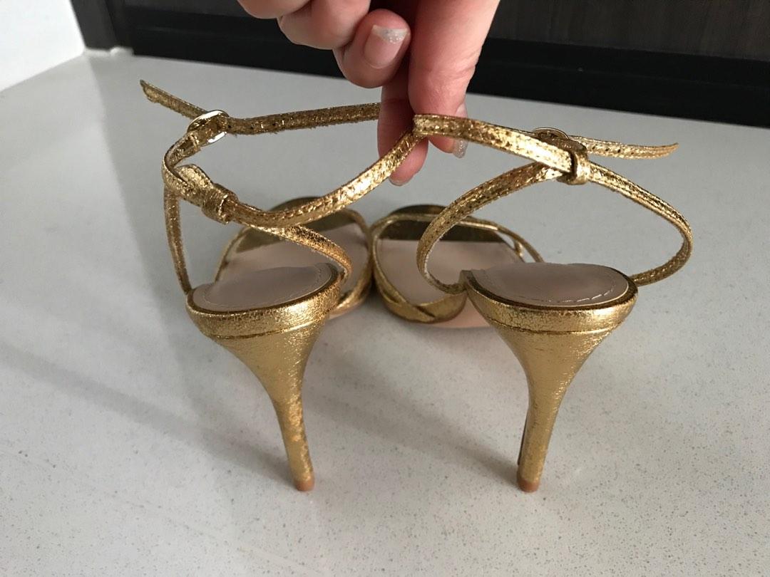 Bundle Sale ALDO ZARA 3 pairs for 50 Black heels and Gold Heels Size 38 US7