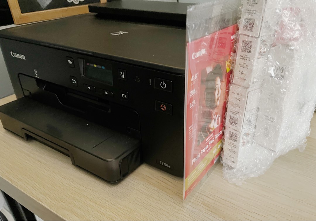 Canon PIXMA TS707A Sticker Card Printer, Computers & Tech, Printers