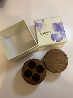 (購自專門店) 全新Canvas香薰油木盒 Canvas Round Wooden Box（4枝裝）64209855190146110