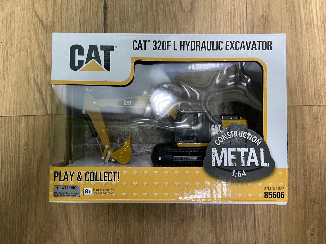 Cat Diecast 1:64 320F L Hydraulic Excavator Scaled Model, 興趣及