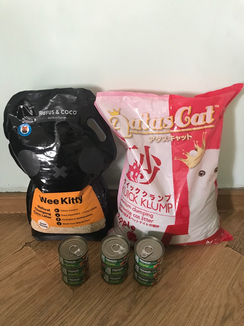 Selling Cat wet foods & litter pack., Pet Supplies, Homes & Other Pet