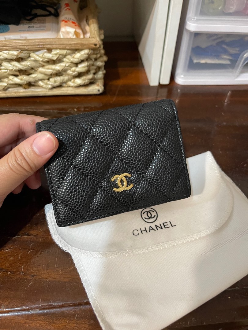 Chanel mini card wallet, Women's Fashion, Bags & Wallets, Wallets & Card holders on Carousell