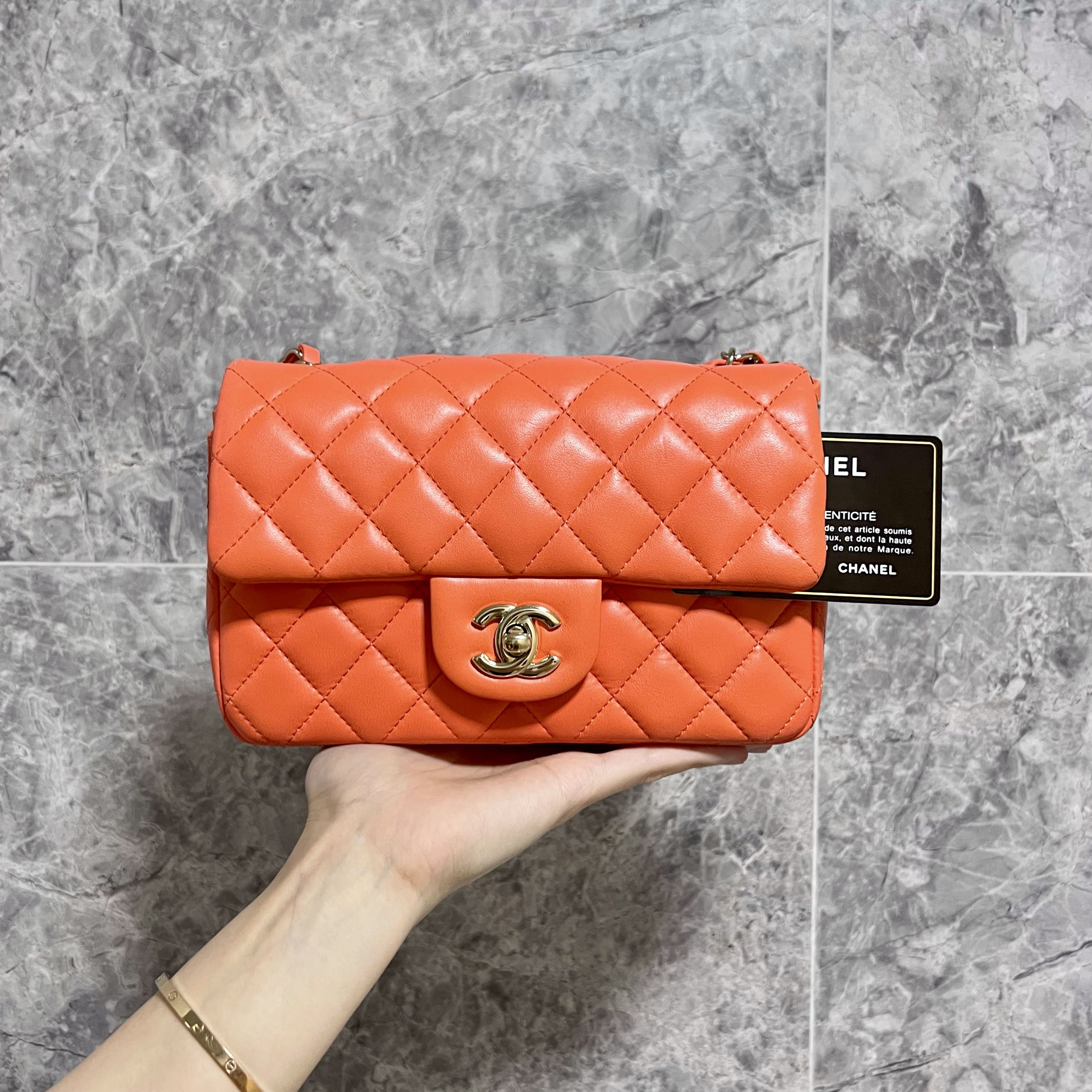 Rectangular mini classic clearance flap