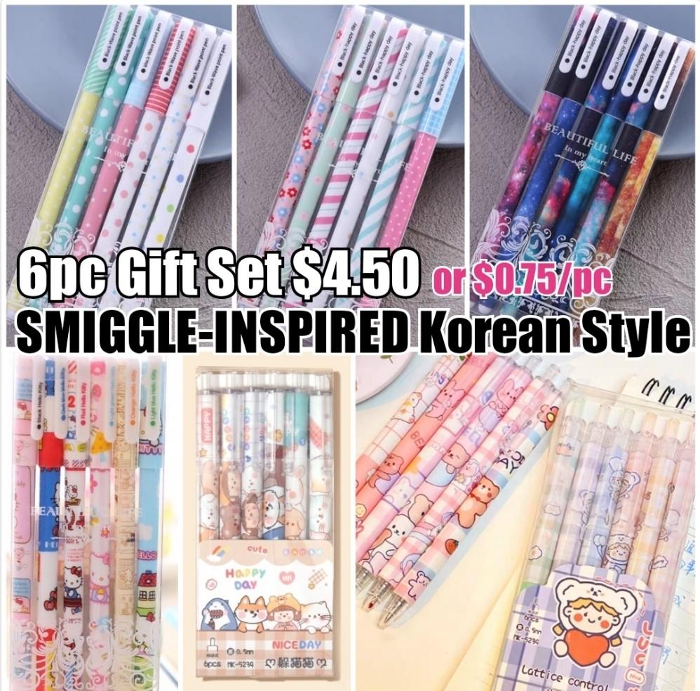 Korean Pens Christmas Gifts, Pens Cute Korean Stationery