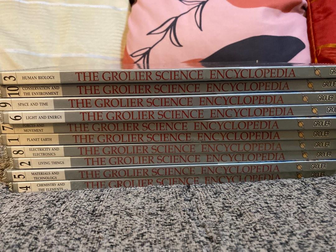 Grolier’s Science Encyclopedia Book Set (Category: Textbooks) located in Quezon City. Submitted by kheiO1130 (Listing ID 1187162807, Image 1). Description: Grolier’s Science encyclopedia 10 volumes Well used.