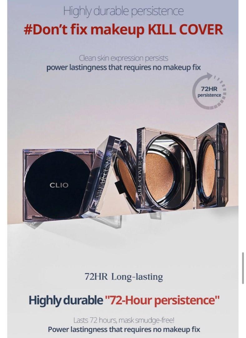 clio Kill Cover The New Founwear Cushion Set (main + refill + Concealer ) 3 Items, Beauty