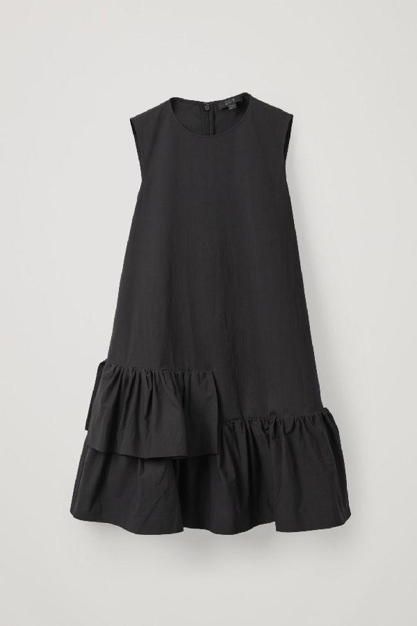 Cos frill cheap dress