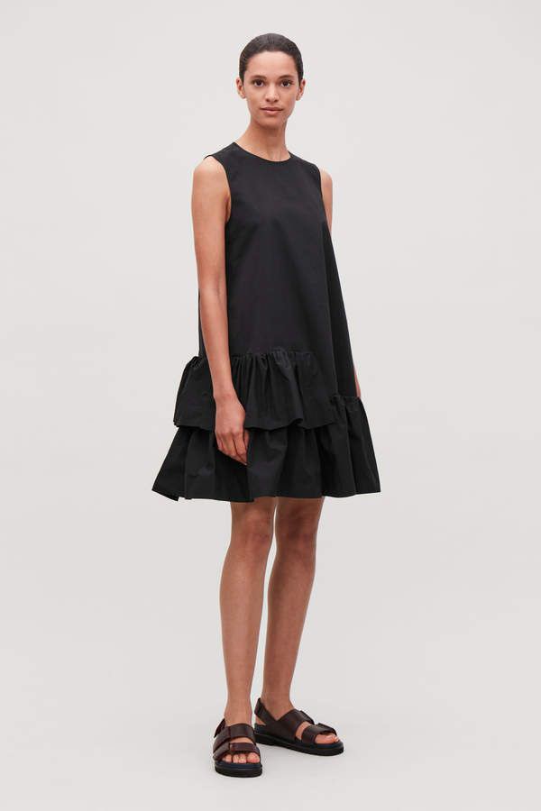 Cos frill best sale dress