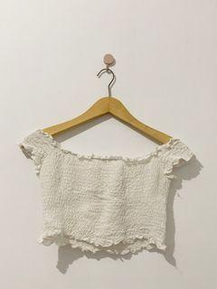Crop Top Sabrina White
