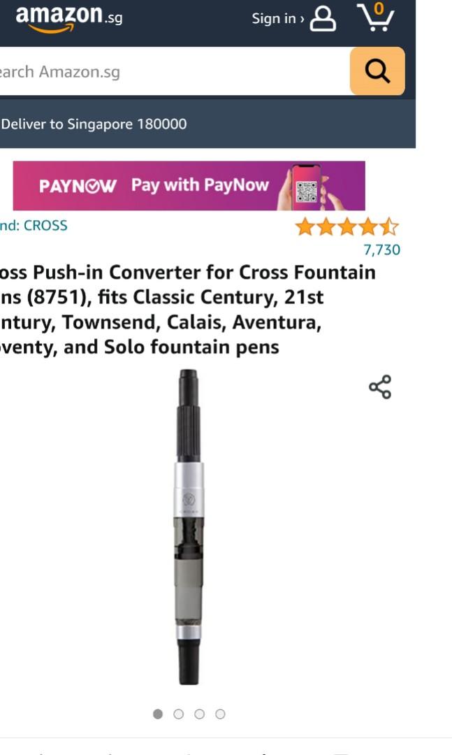 Cross pen converter 8751, Hobbies & Toys, Stationery & Craft