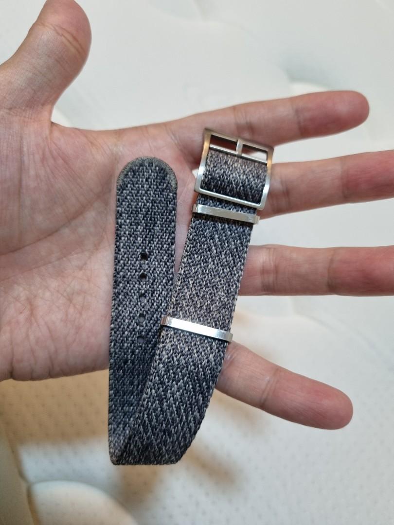 Chevron top watch strap
